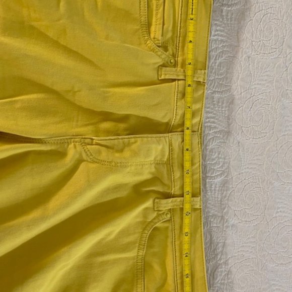 Loft Yellow Skinny Denim Pants 10P - Gently used - Picture 7 of 7